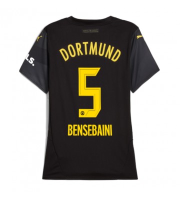 Borussia Dortmund Ramy Bensebaini #5 Bortatröja Dam 2024-25 Kortärmad